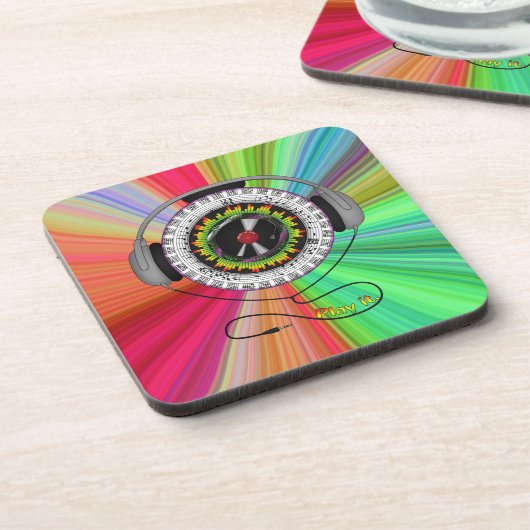 Music of Life Square Onderzetter (Linkerzijde)