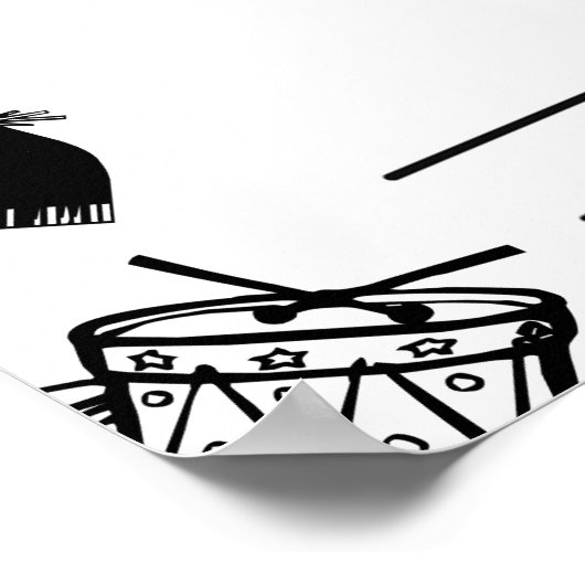 Music-offerte Poster (Hoek)