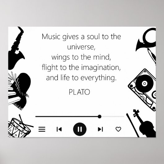 Music-offerte Poster (Voorkant)