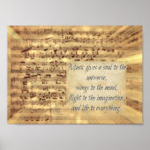 Music-offerte Poster (Voorkant)