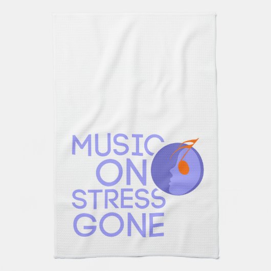 music on stress gone theedoek (Verticaal)