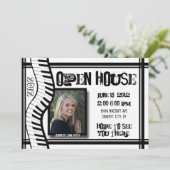 Music Open house-uitnodiging Kaart (Staand voorkant)