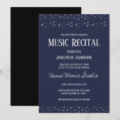 Music Overweging Elegant Silver Kaart (Voorkant / Achterkant)