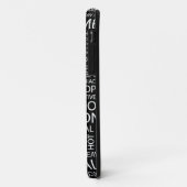 MUSIC patroon woordwolk Case-Mate iPhone Case (Achterkant/links)