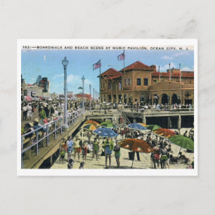 Music Pavilion, Ocean City, NJ Briefkaart