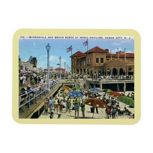 Music Pavilion, Ocean City, NJ  Magneet (Horizontaal)