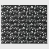 Music Pentagram Cadeaupapier (Vlak)