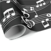 Music Pentagram Cadeaupapier (Rol Hoek)