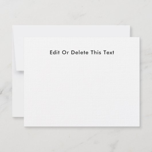 Music Piano Bedankkaart (Achterkant)