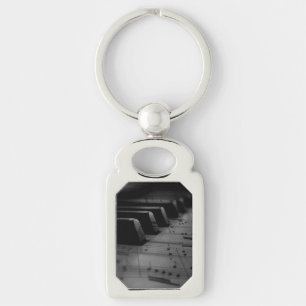 Music Piano Keys-Canvas tas Sleutelhanger