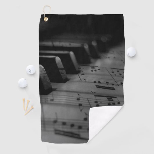 Music Piano Keys Golfhanddoek (Insitu)