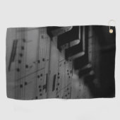 Music Piano Keys Golfhanddoek (Horizontaal)