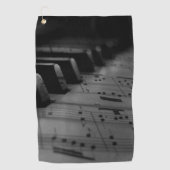 Music Piano Keys Golfhanddoek (Voorkant)