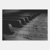 Music Piano Keys Inpakpapier Vel (Voorkant)