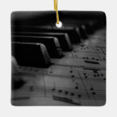 Music Piano Keys Keramisch Ornament (Voorkant)