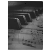 Music Piano Keys Klembord (Achterkant)