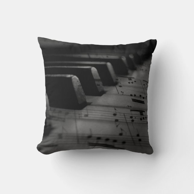 Music Piano Keys Kussen (Voorkant)