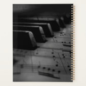Music Piano Keys Planner (Achterkant)