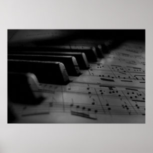 Music Piano Keys Poster