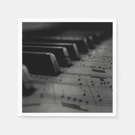 Music Piano Keys Servet (Voorkant)