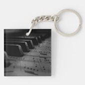 Music Piano Keys Sleutelhanger (Achterkant)