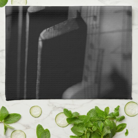 Music Piano Keys Theedoek (Gevouwen)