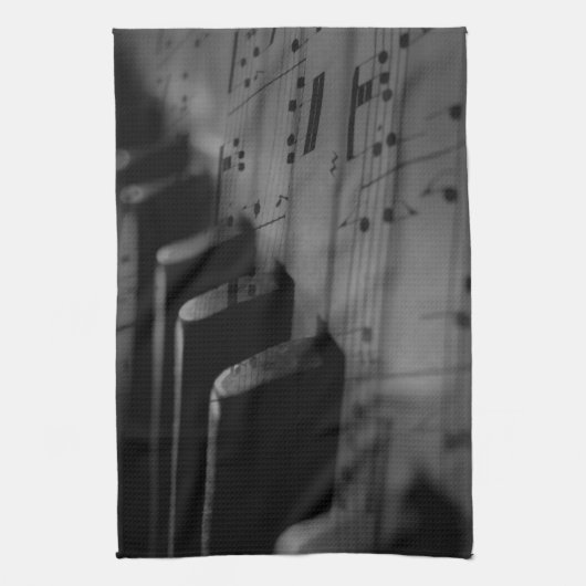 Music Piano Keys Theedoek (Verticaal)