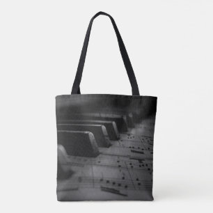 Music Piano Keys Tote Bag