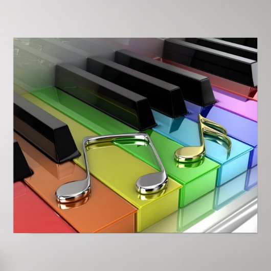 Music Piano Poster (Voorkant)