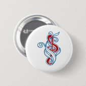 Music Picker Ronde Button 5,7 Cm (Voorkant /achterkant)