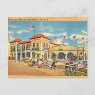 Music Pier, Ocean City, New Jersey Briefkaart