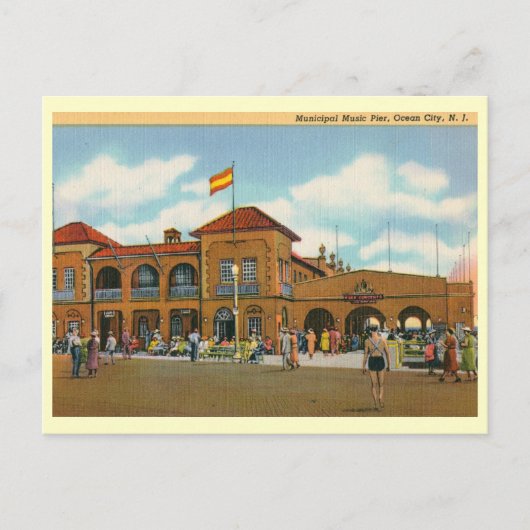 Music Pier, Ocean City, NJ  Briefkaart (Voorkant)