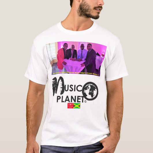 MUSIC PLANET DT WK CR MT MANNEN T-SHIRT (Voorkant)