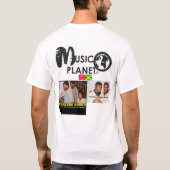 MUSIC PLANET DT WK CR MT MANNEN T-SHIRT (Achterkant)