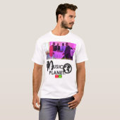 MUSIC PLANET DT WK CR MT MANNEN T-SHIRT (Voorkant volledig)