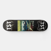 MUSIC PLANET HAITI-skateboard Persoonlijk Skateboard (Horizontaal)