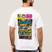 MUSIC PLANET /JMT Heren Basic T-Shirt (Achterkant)