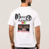 MUSIC PLANET Living Truth Mannen T-shirt (Achterkant)