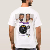 MUSIC PLANET  MERCH  Heren Basic T-Shirt (Achterkant)