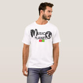 MUSIC PLANET nieuw Mannen T-shirt (Voorkant volledig)