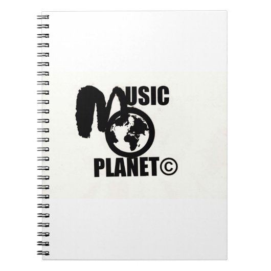 MUSIC PLANET NOTITIEBOEK (Voorkant)