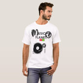 MUSIC PLANET OFFICIEEL MANNEN T-SHIRT (Voorkant volledig)
