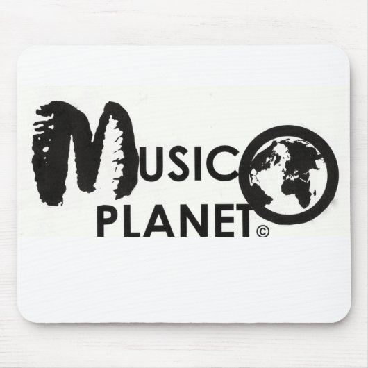 MUSIC PLANET OFFICIËLE Mousepad Muismat (Voorkant)