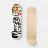 MUSIC  PLANET Skateboard (Voorkant)