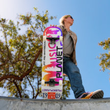 MUSIC PLANET Skateboard, 7¾" Deck
