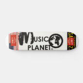 MUSIC PLANET Skateboard, 7¾" Deck Persoonlijk Skateboard (Horizontaal)