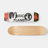 MUSIC PLANET Skateboard, 7¾" Deck Persoonlijk Skateboard (Horizontaal)