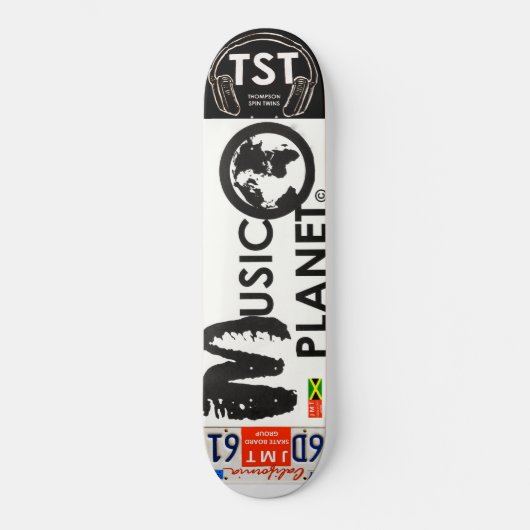 MUSIC PLANET SKATEBOARD JMT USA Skateboard (Voorkant)