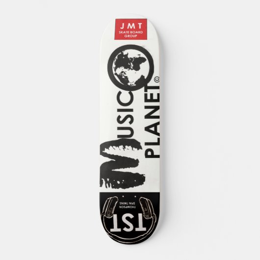MUSIC PLANET Skateboards / JMT Skateboards (Voorkant)