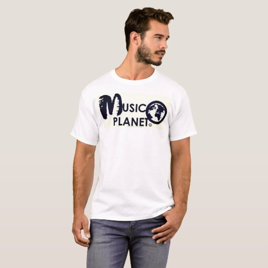 MUSIC PLANET T-Shirt (Voorkant volledig)